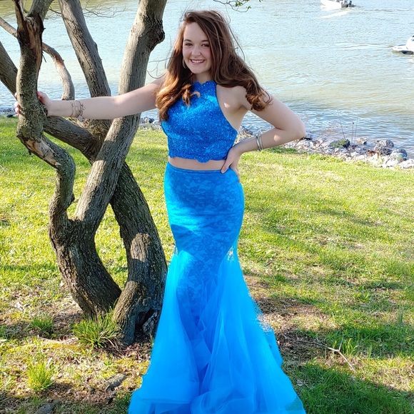 Two Piece Prom Dress